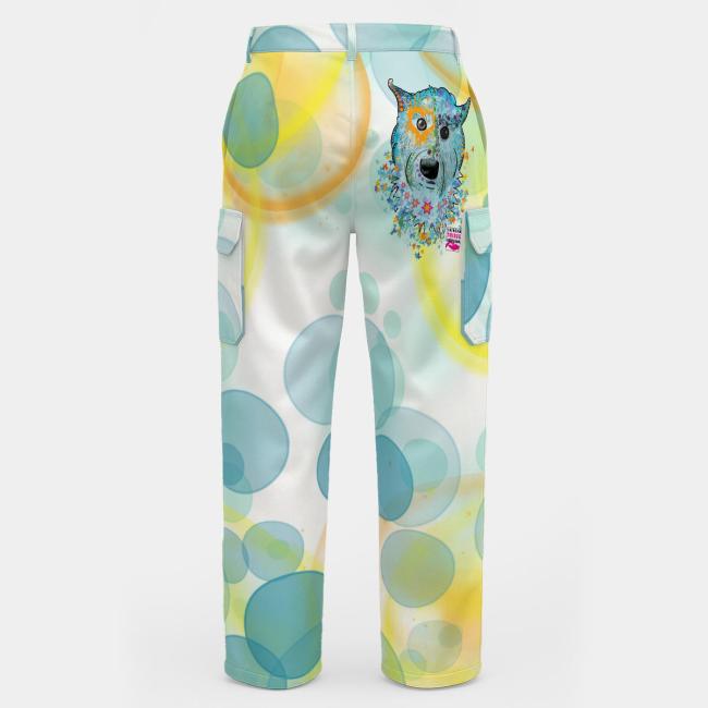 Cargohose mit Anton - Hose, lang oder kurz, bunt, 100% Polyester, Grösse S-5XL, fester Stoff, Normale Passform, Mischling, Mix, West Highland Terrier